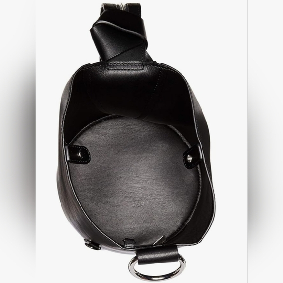 NWOT Calvin Klein Black Backpack Sleek Minimalist Design - Picture 3 of 9